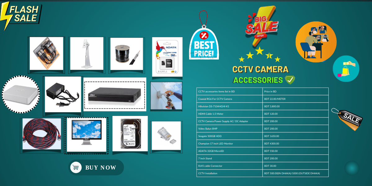 CCTV Accessories Big Sale 1