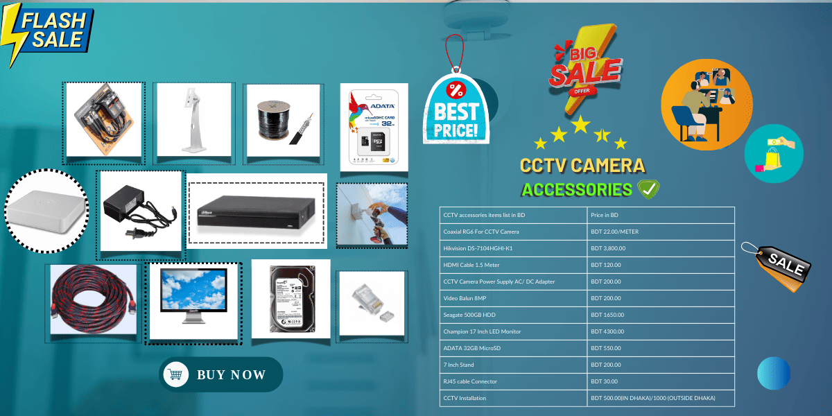 CCTV Accessories Big Sale 2